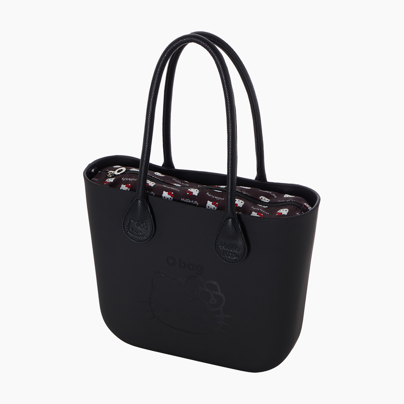 O bag mini Hello Kitty Koleksiyonu siyah tasarım çanta