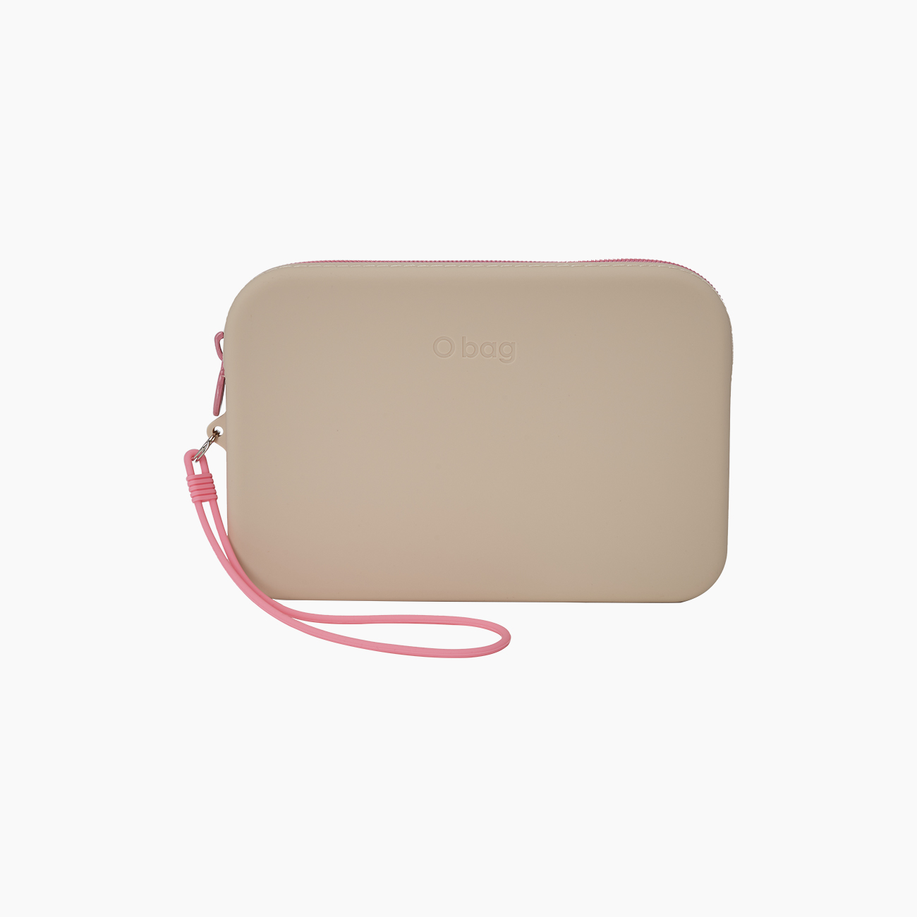 O bag fiesta kum rengi/pembe el çantası