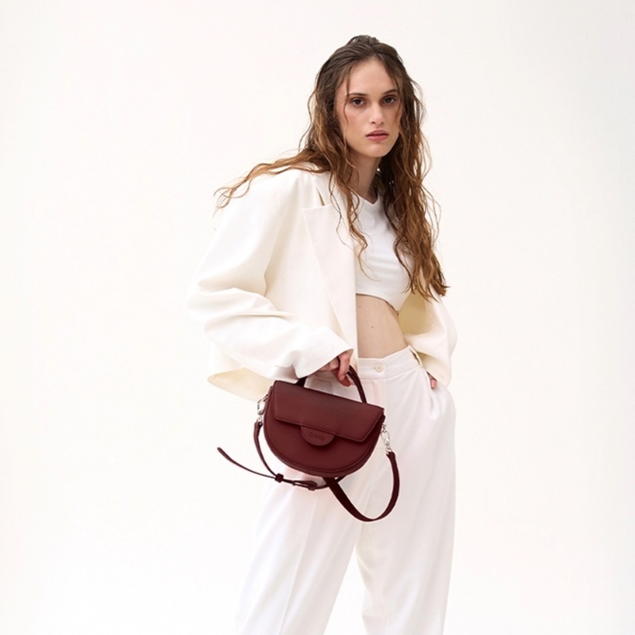 O bag praga bordo çanta