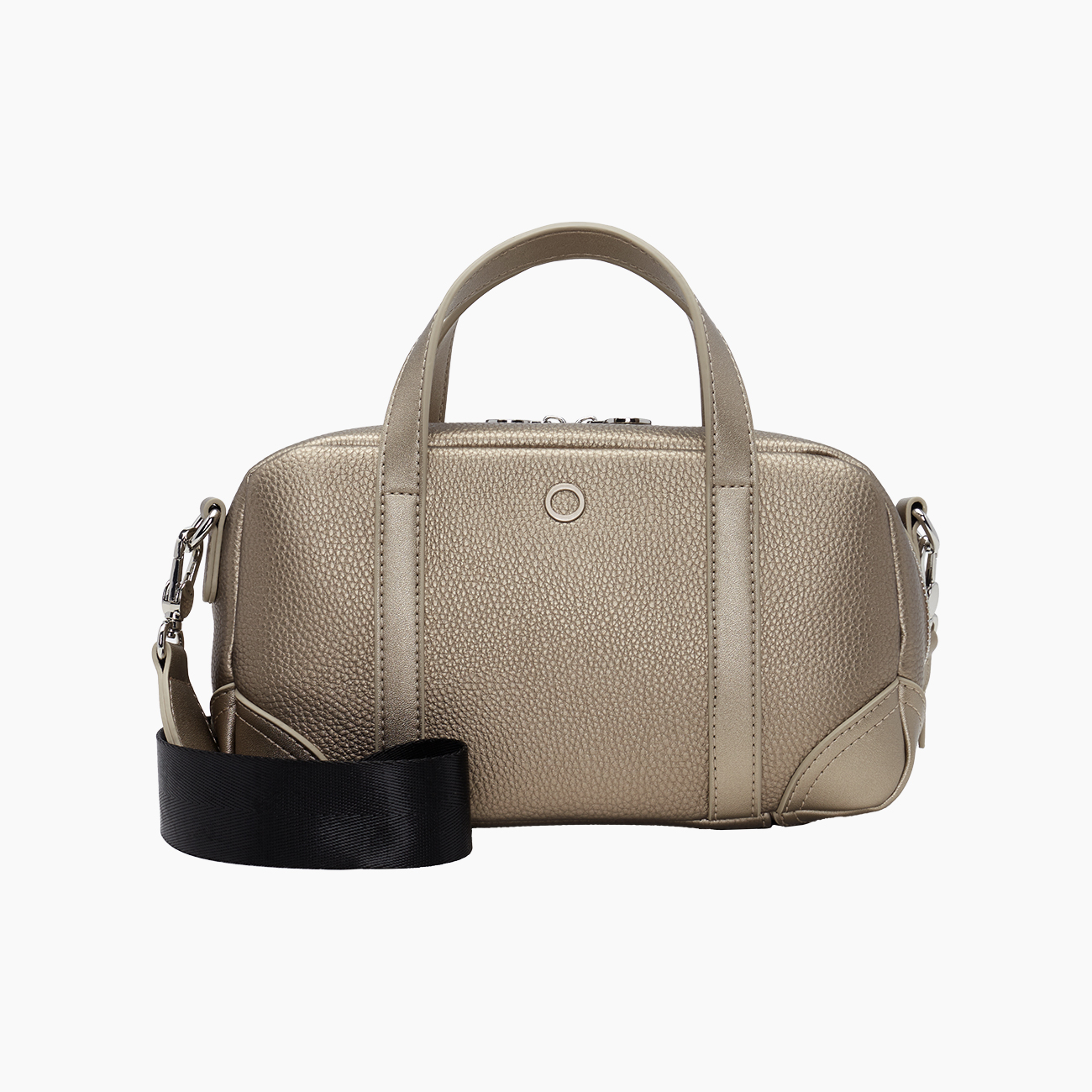 O bag baby altın rengi çanta
