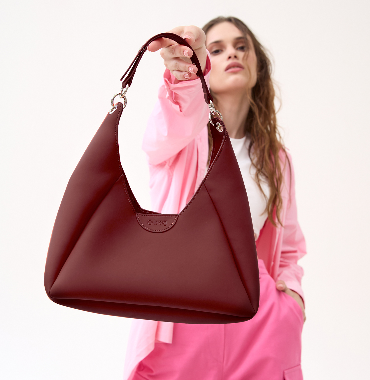 O bag ginevra bordo çanta