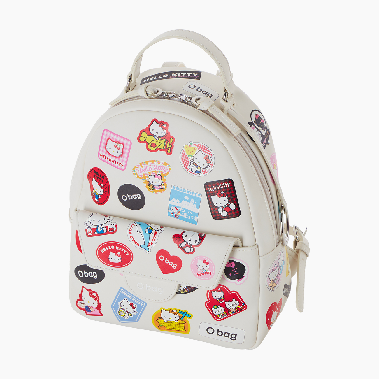 O bag sofia Hello Kitty Koleksiyonu beyaz sırt çantası
