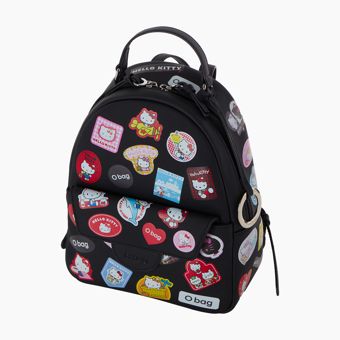 O bag sofia Hello Kitty Koleksiyonu siyah sırt çantası